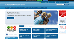 Desktop Screenshot of latchfordmedicalcentre.co.uk